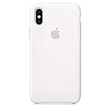 iPhone Xs Max 6.5 inch (2018) White Liquid Silicone Case,Gel Rubber Protection Shockproof Cover Case Drop Protection Case (White)