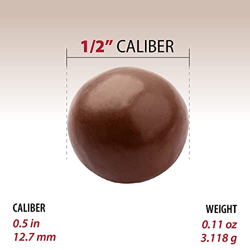 (1,000 Pieces) PGN Biodegradable Clay Slingshot Ammo 1/2" Inch (0.5