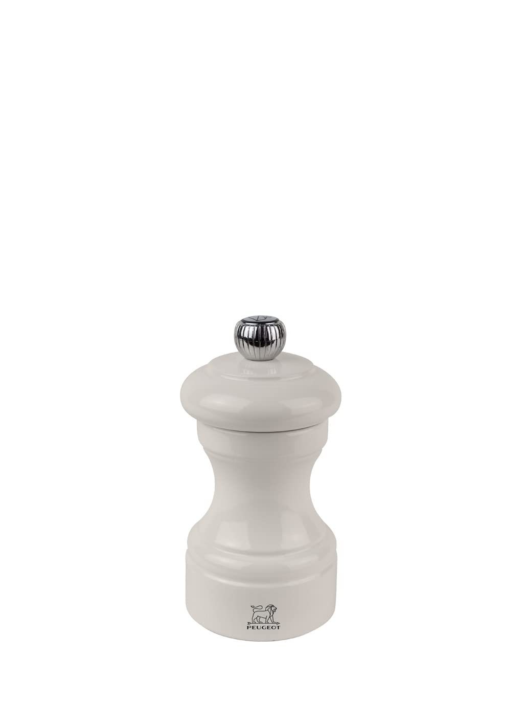 PEUGEOT - Bistro 10 cm Pepper Mill - Classic Pepper Grinder - Made with PEFC Certified Wood - Lifetime Guaranteed Mechanism - Made in France - Ivory Colour — image 1