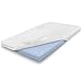 Comfort & Relax 2 Inch Gel-Infused Memory Foam Mattress Topper, Plush Cover, AirCell-Tech, Twin XL