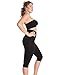 Double Agent High Waist Shaping Capris - SlimMe by MeMoi - Versatile Leggings ,Black,Small