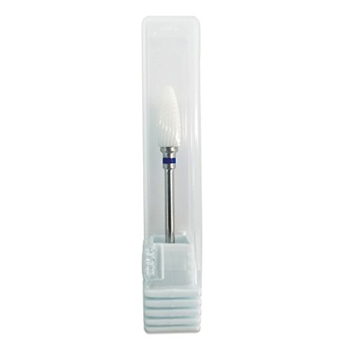 Pana Professional - White Flame Ceramic Bit 3/32" Shank Size - Nail Drill Bit for Dremel Machine