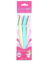 GABRIELLA Womens Eyebrows & Facial Razor (Quantity: 6 Razors)