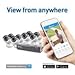 Swann SWDVK-845958-US, 8 Channel 1080p HD Digital Video Recorder DVR Security System with 1TB HDD & 8X 1080p Bullet Cameras