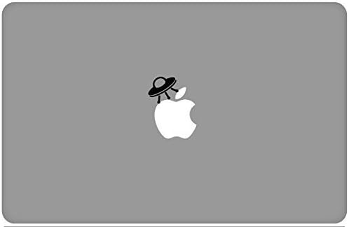 Alien UFO Alien Decal Alien Sticker Macbook 11 13 15 17 Black Truck Car HP - Custom Size If Needed