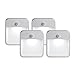 Mr. Beams MB724 VC-TS12 Nightlights, 4-Pack, 4 Count , White