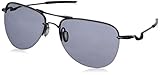 Oakley Men's Tailpin OO4086-09 Aviator Sunglasses, Satin Black, 61 mm