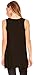 Red Hanger Womens Sleeveless Tunics - Women Flowy Tunic Tank Tops for Leggings (Black-XL)