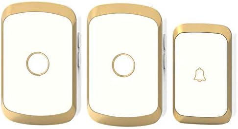 Aingol EU/US/UK Plug Wireless Door Bell Waterproof AC 110-220V 300M Remote DoorBell 36 Melody 1/2 Push Button+1/2 Ring Receivers
