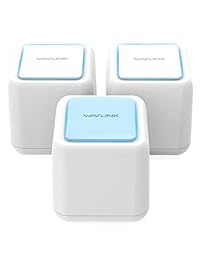 Wavlink   Sistema WiFi de malla para todo el hogar, enrutador WiFi, banda doble, cobertura WiFi de alta velocidad de hasta 6 metros cuadrados, funciona con cualquier dispositivo (3 unidades)