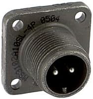 AmphenolINDUSTRIAL MS3102A10SL-4P Circular Connector RCPT, Size 10SL, 2POS, Box