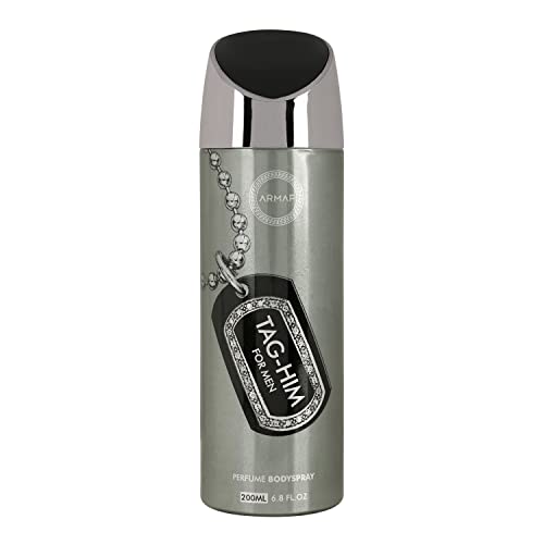 Armaf Tag Him Perfume Body Spray for Men, 6.8 Ounce