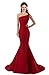 COLOREDRESS Color E Dress Design Brief Elegant Mermaid One-Shoulder Evening Dress