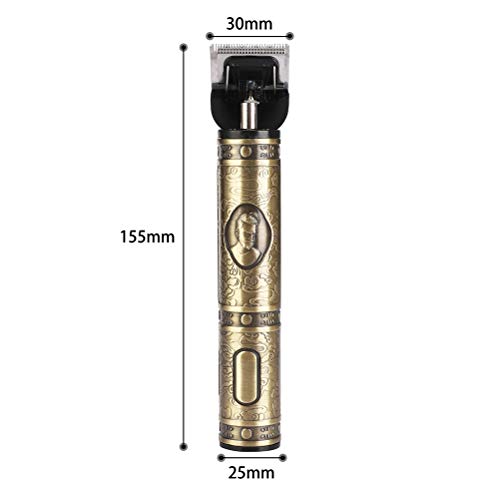 YOUKUKE Hair Clipper for Men Electric Pro Clippers Barber Accessories Grooming Waterproof Rechargeable Cordless Close Cutting T-Blade Trimmer Baldhead Clipper