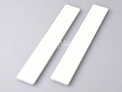 Jumbo Professional Nail File Square White 80/80 50 Nail Files Size 7" X 1"