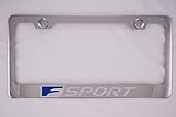 Lexus F Sport Chrome License Plate Frame with Caps
