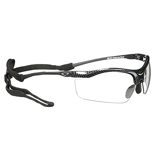 3M Safety Glasses, Smart Lens, ANSI Z87, Transition Clear Lens, Black