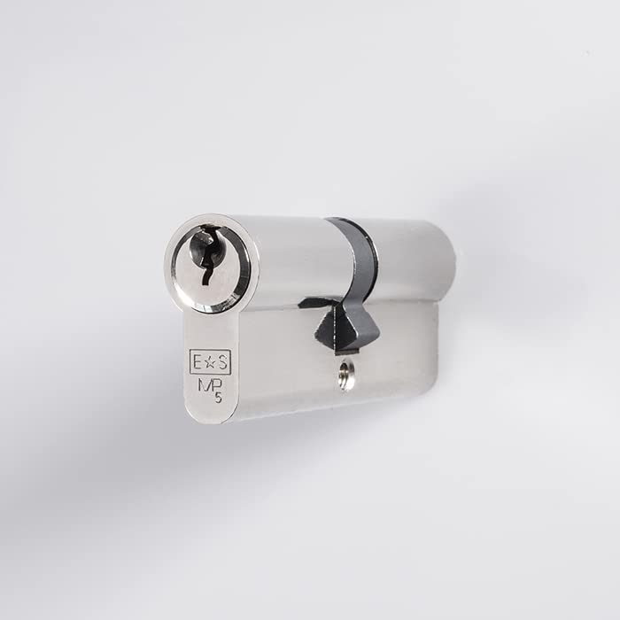 Carlisle Brass CYE71280NP/BP Euro Cylinder, Polished Nickel, 80mm
