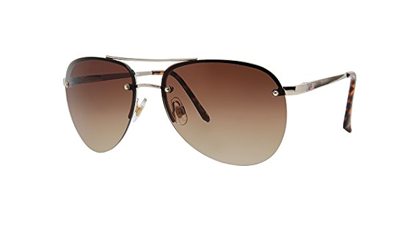 Amazon.com: USPA Dallas Iridium Avaitor anteojos de sol, Dorado : Ropa,  Zapatos y Joyería