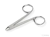 Erbe Nickel Plated Cuticle Nipper Scissors type Full Jaw, Solingen