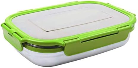 VEISO VEYUMI Stainless Steel Lunch Box For Kids & Adults | LEAK PROOF Food Storage Container | Dishwasher Safe | Ultradurable | Light Weight | Eco Friendly | Size: JUMBO, Green …