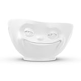 Tassen Bowl, Grinning, glazed white 16.9 oz/500ml