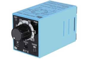 IDEC Corporation RTE-P2AF20 Relay; SSR; Timing; Multi-Function; DPDT; Cur-Rtg 10A; Ctrl-V 100-240AC; PCB Mnt; 11 Pin