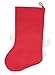 Santa’s Beard Christmas Stocking by Clever Creations | Soft Plush Felted Cloth | Easy to Personalize | Fun Holiday Décor | Measures 16” Tall