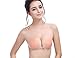 AVIGOR Strapless Self Adhesive Sticky Bra Backless Silicone Invisible Bras for Women(Beige, D)