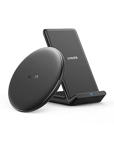 Anker Wireless Chargers Bundle, PowerWave Pad Stand Upgraded, Qi