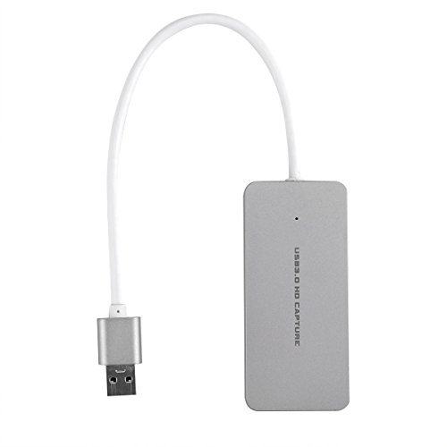 Deekec USB3.0 HD Video Capture Adapter (HDMI to USB3.0) Game Capture Live Steaming 1080P 60FPS for Windows, MAC OS, Linux