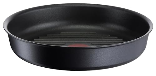 Poêle grill fonte d'aluminium Tefal Ingenio Eco Resist 26 cm Noir