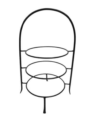 SK Decor Metal Wire Stand for Plates Indoor Floor Type Flower Stand Balcony Indoor Plant Stand Metal Shelf