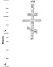 Religious Jewelry by FDJ 925 Sterling Silver Russian Orthodox Cross Pendant