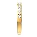 14k Yellow OR White Gold SOLID Channel Set Wedding Band