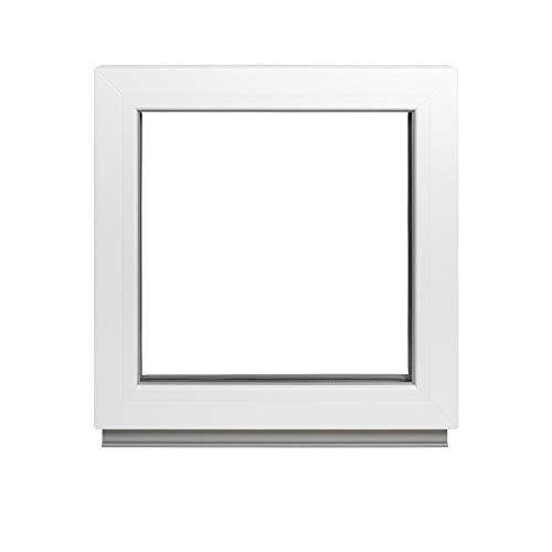 Alle Grössen Festverglasung Kunststoff Fenster - Kellerfenster BxH: 50 x 75 cm weiß fenster- Doppelverglasung Fenster…