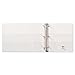 Avery Heavy-Duty View 3 Ring Binder, 4 Inch One Touch EZD Rings, 780-Sheet Capacity, 4.5 Inch Wide Spine, Customizable Clear Cover and Spine, 1 White Binder (79104)