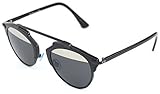 Christian Dior Cateye Soreal Sunglasses Silver Black Frame Gradient so real