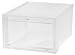IRIS USA DF-S Shoe Box, Large, Clear, 6 Count