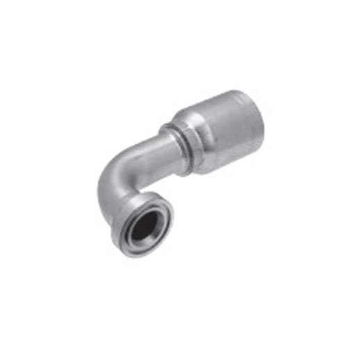 Gates Fluid Power 7347-07394-5 Hose Fitting 12GS12FLC90-068 3/4In Bore To 3/4In Global Spiral Caterpillar, 90 Degrees Elbow 68 mm Drop