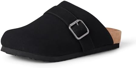 Amazon.com | UGG Women's Ansley Parc Slipper, Black, 7 | Slippers