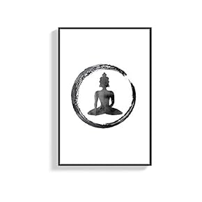 Framed Canvas Wall Art for Living Room, Bedroom Zen Canvas Prints for Home Decoration Ready to Hanging - 16x24 inches