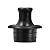 Saloniture Portable Salon Deep Basin Shampoo Sink with Drain - Black - Adjustable Height