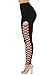 Lovezesent Women's Crisscross Cutout Side High Waist Yoga Active Leggings