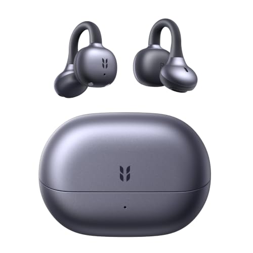 UGREEN S3 Air Wireless Earbuds, Open-ear Clip On Earbuds, Hijab-Friendly Ultra Comfort, 35H Battery for 1 Week Using, High Quality Sound, AI Clear Calls (Black)