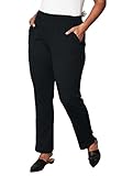 Roamans Women's Plus Size Tall Classic Soft Knit Pants