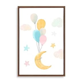 signwin Framed Canvas Wall Art Cartoon Children