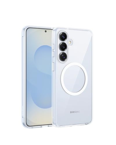 Belkin SheerForce Clear Magnetic Phone Case for Samsung Galaxy S26+, 4M Drop Protection, Anti-Scratch, Anti-Yellowing Design, Shockproof Slim Design, Qi2 Wireless Charging Certified Protective Case