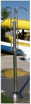 Outdoor Shower Company Free Standing Shower with 3 Heads