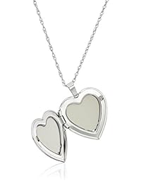 Collar con medallón con forma de corazón "You Are My Sunshine" de plata de ley, 18 pulgadas